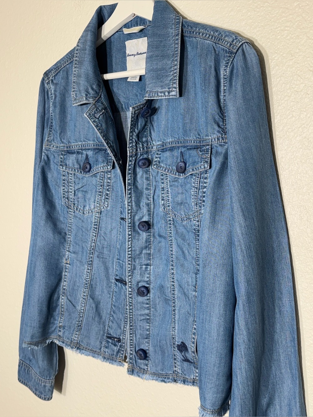 Tommy Bahama Chambray O’Lei Shirt Jacket - Picture 3 of 16